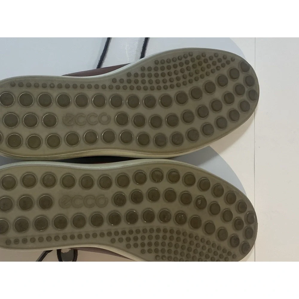 Ecco Men's Sneaker Shoes Danish Design Size 8.5 US Brown Leather - Picture 7 of 9